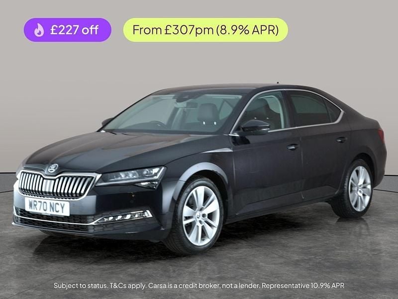 Black Used 2020 Skoda Superb SE L Hatchback | £16,161 (Good price) - Image 1/3
