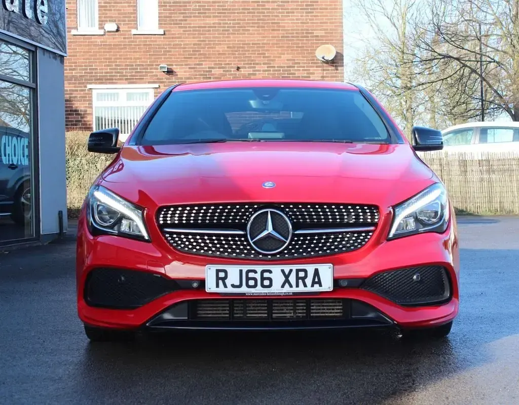Used Mercedes CLA220 AMG line 174 HP (127 kW) 2016 Red Sedan