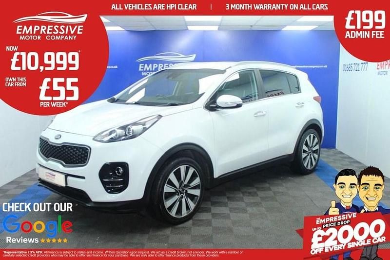 White Used 2017 Kia Sportage SUV | £10,999 (Fair price) - Image 1/4
