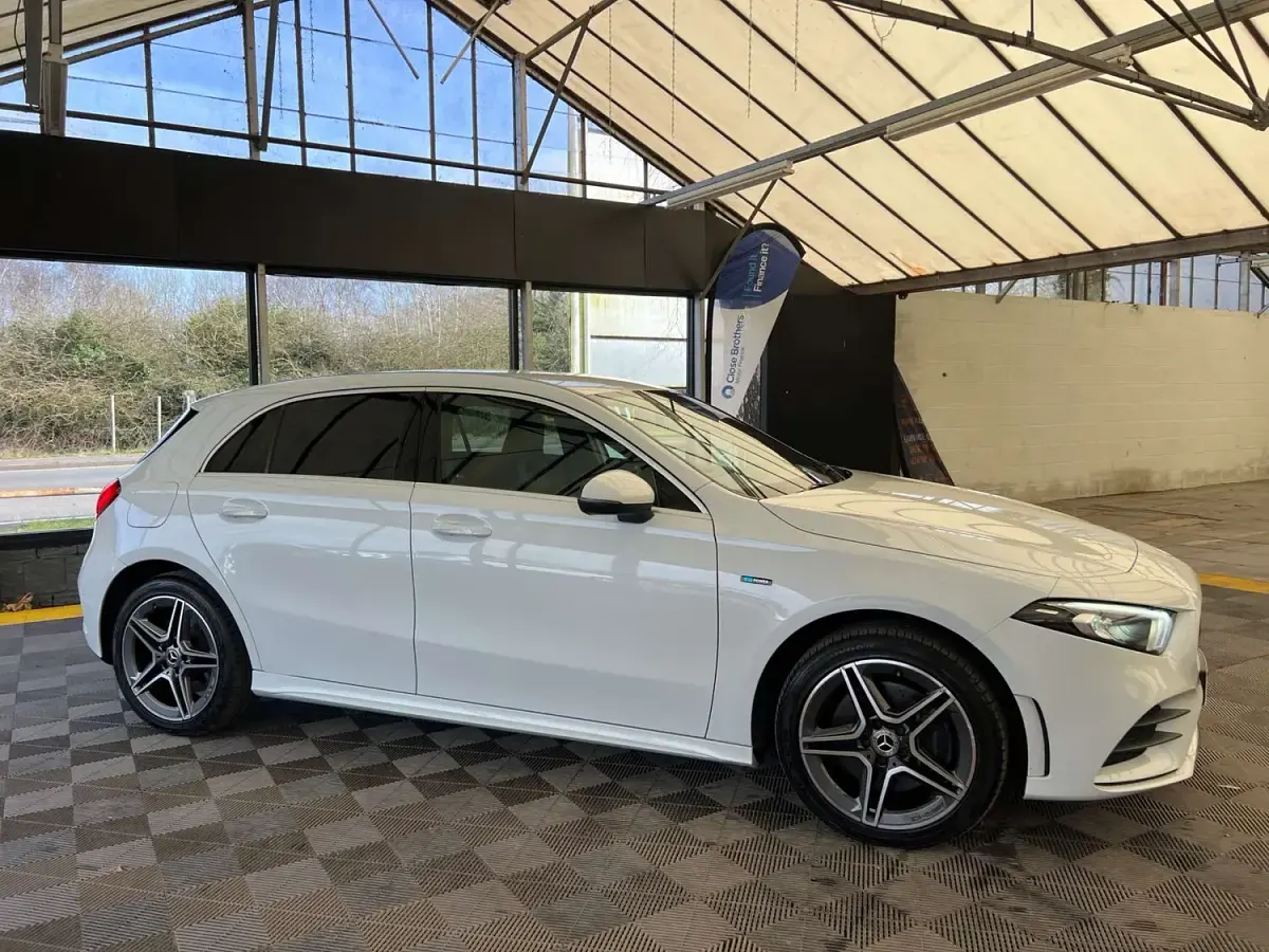 Used Mercedes A250 AMG line 2022 White Hatchback