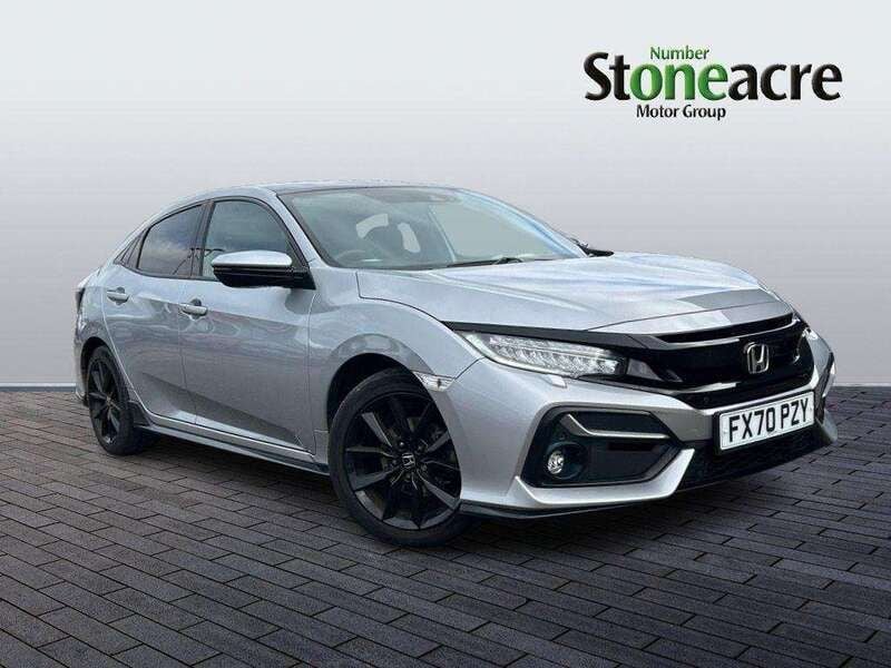Silver Used 2020 Honda Civic Sport Hatchback | £15,995 (Fair price) - Image 1/4