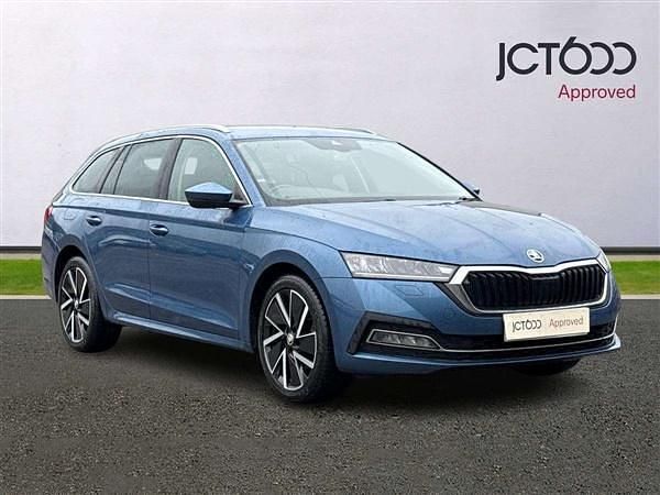 Blue Used 2021 Skoda Octavia SE L Estate | £13,000 (Fair price) - Image 1/4
