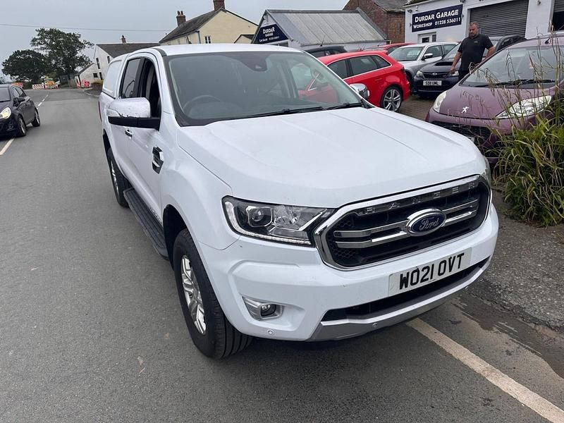 White Used 2021 Ford Ranger Limited Pickup | £15,995 (Fair price) - Image 1/4