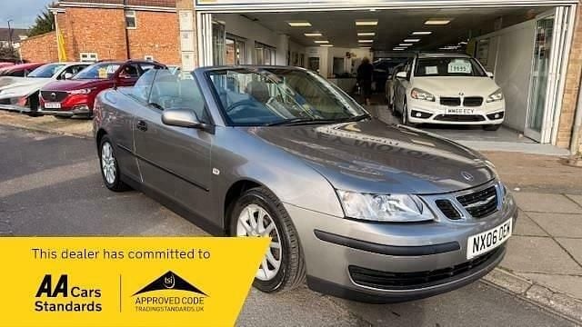 Used Saab 9-3 Cabriolet Linear 2006 Parchment silver metallic Cabriolet