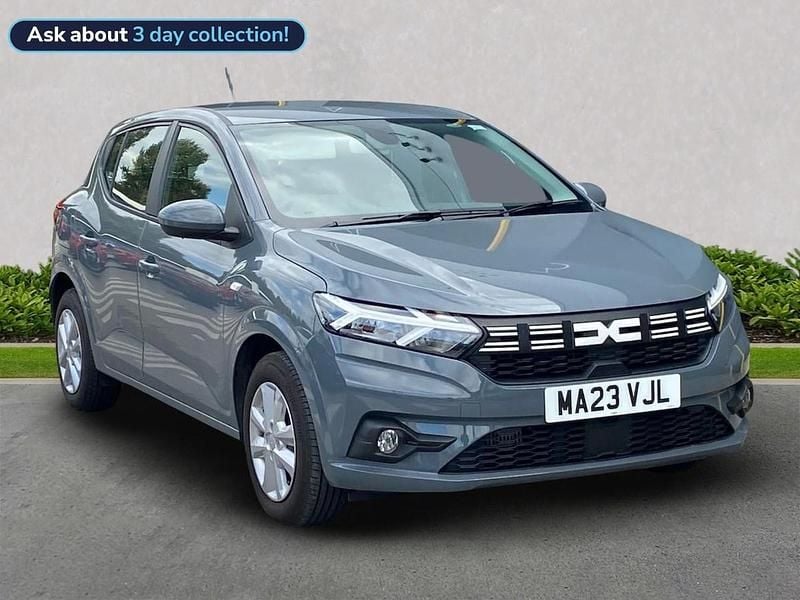 Grey Used 2023 Dacia Sandero Expression Hatchback | £12,299 (Fair price) - Image 1/4