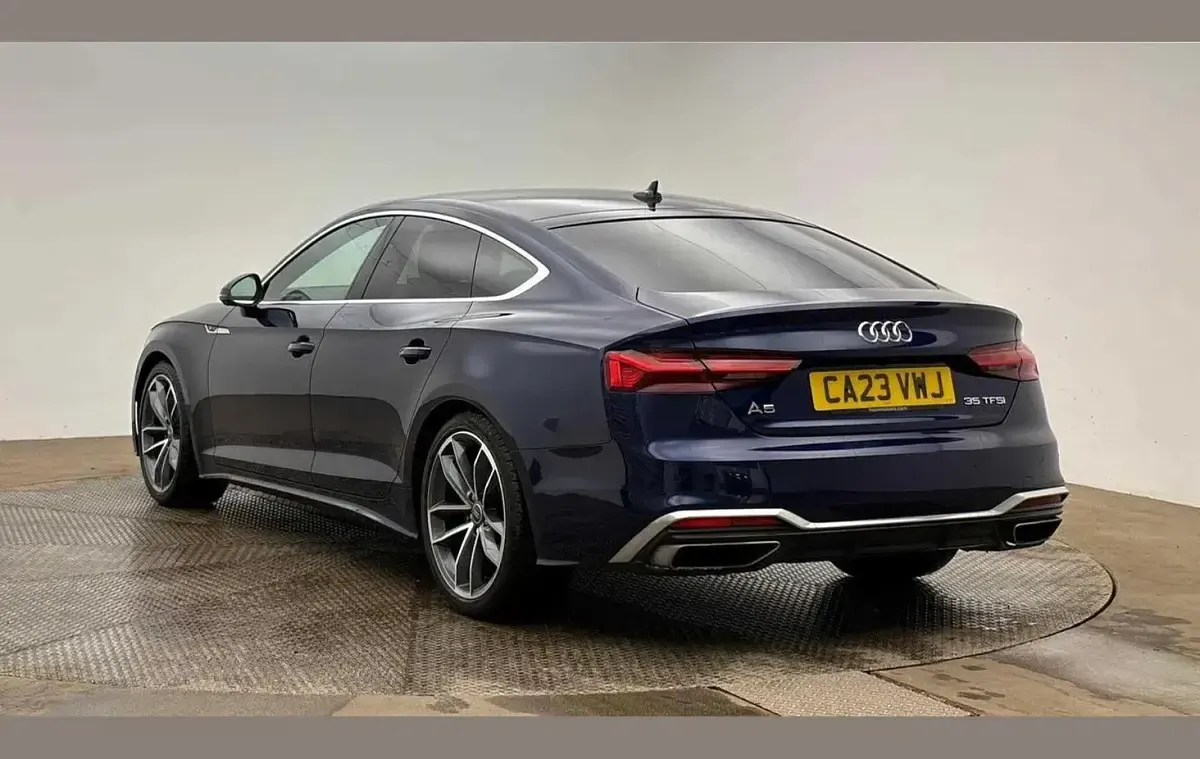 Used Audi A5 S-Line 147 HP (108 kW) 2023 Blue Coupe