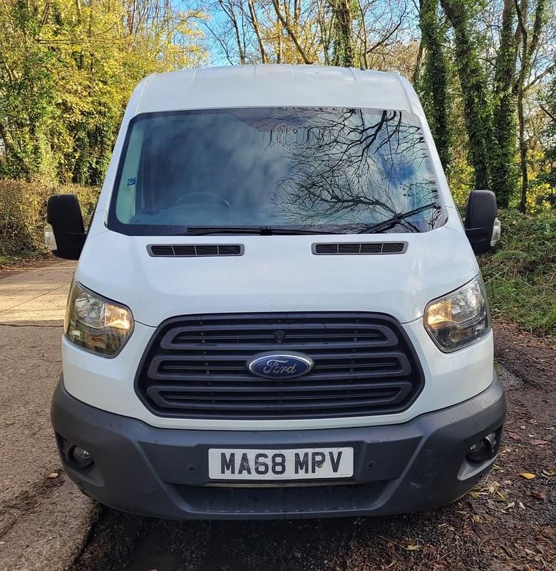 Used Ford Transit 130 HP (95 kW) 2018 White Van