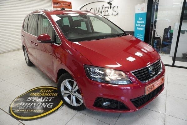 Red Used 2019 Seat Alhambra XCELLENCE MPV | £18,995 (Fair price) - Image 1/4