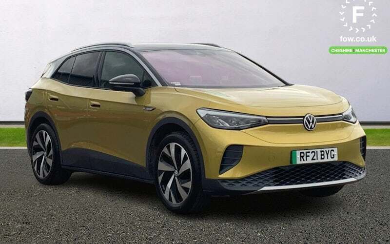 Yellow Used 2021 VW ID.4 Pro Performance SUV | £17,699 (Good price) - Image 1/4