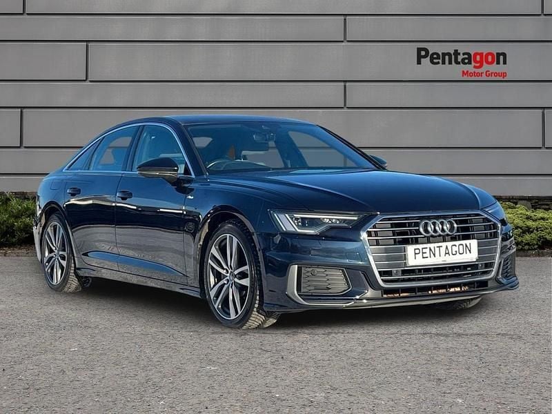 Blue Used 2019 Audi A6 S-Line Sedan | £18,149 (Good price) - Image 1/4