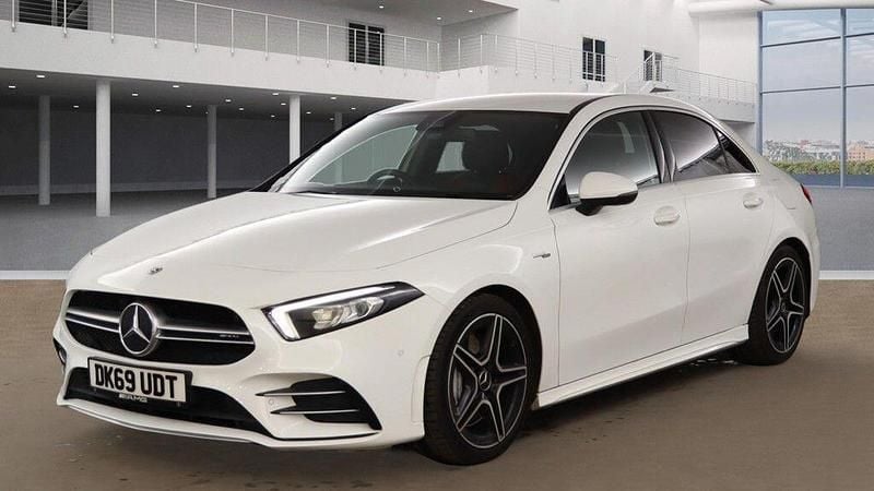 White Used 2019 Mercedes A35 AMG Executive Sedan | £20,995 (Fair price) - Image 1/4