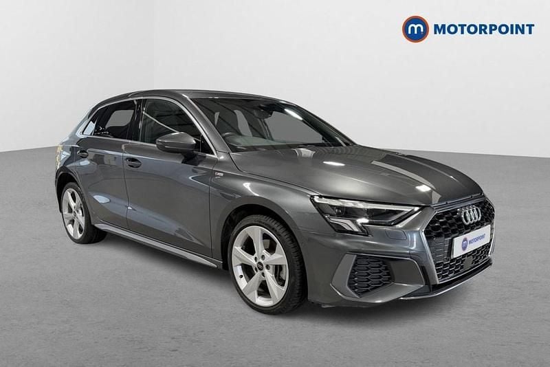 Grey Used 2023 Audi A3 e-tron S-Line Hatchback | £24,449 (Fair price) - Image 1/4