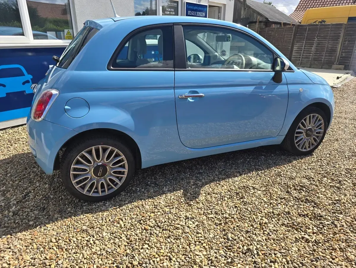 Used Fiat 500 69 HP (50 kW) 2013 Blue Hatchback