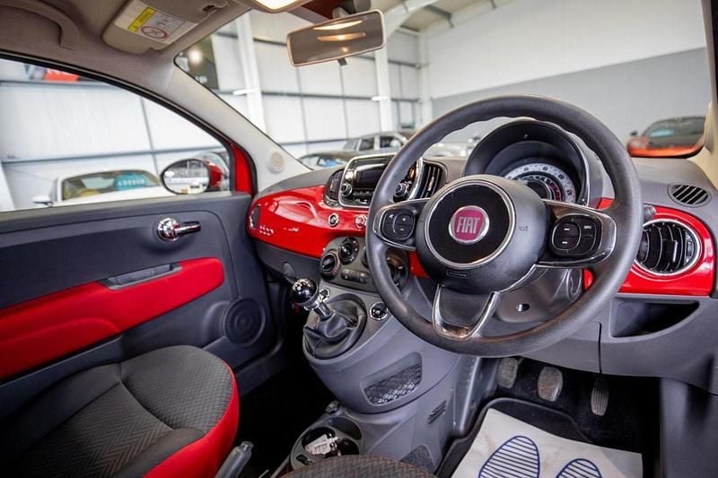 Used Fiat 500 Pop Star 69 HP (50 kW) 2016 Red Hatchback