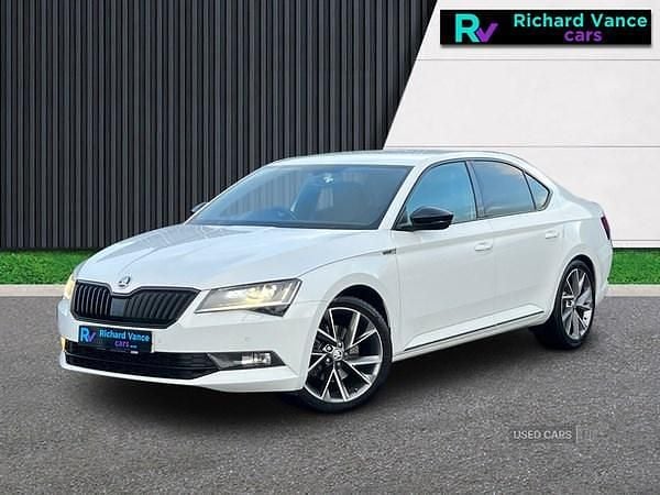 White Used 2019 Skoda Superb SportLine Hatchback | £14,990 (Fair price) - Image 1/4