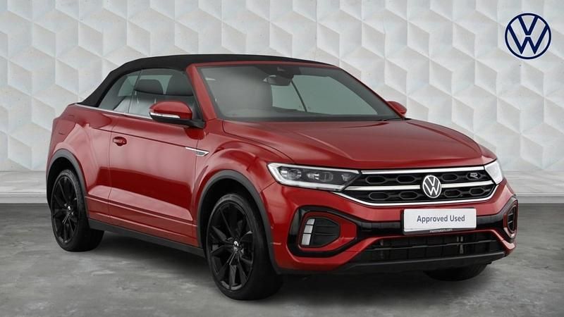 Used VW T-Roc Cabriolet R-line 150 HP (110 kW) 2023 Kings red premium Cabriolet