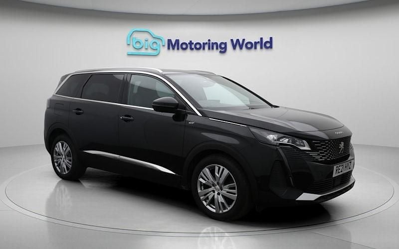 Black Used 2021 Peugeot 5008 GT MPV | £18,545 (Fair price) - Image 1/4
