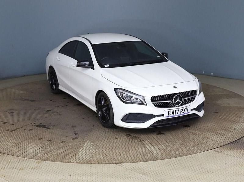 Used Mercedes CLA180 AMG line 122 HP (89 kW) 2017 White Sedan