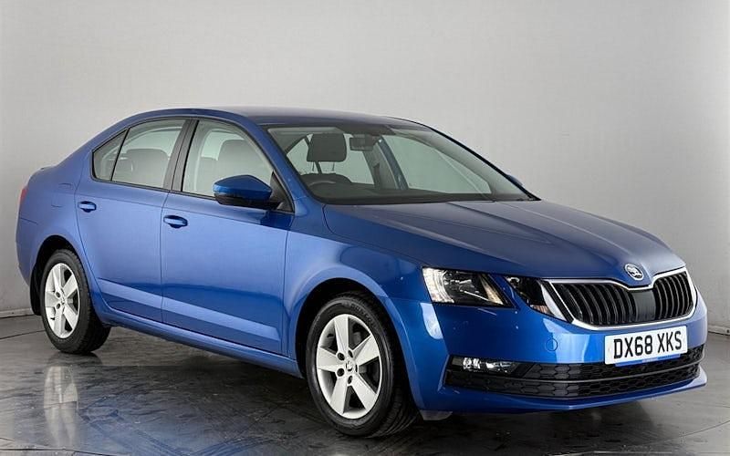 Used Skoda Octavia SE 150 HP (110 kW) 2018 Blue Hatchback