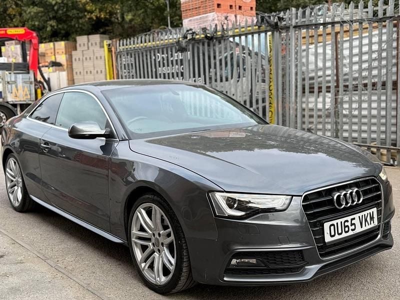Used Audi A5 S-Line 177 HP (130 kW) 2015 Grey Coupe