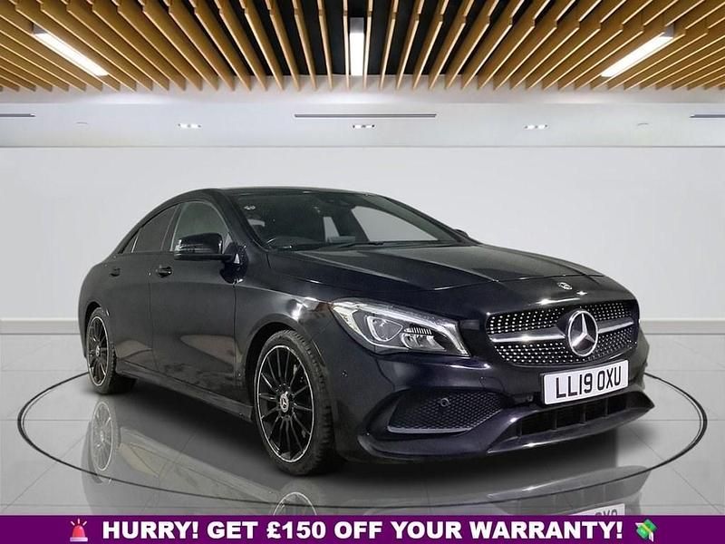 Black Used 2019 Mercedes CLA220 AMG line Sedan | £16,949 (Fair price) - Image 1/4