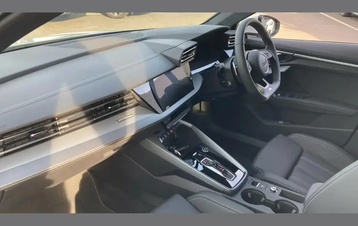 New Audi A3 S-Line 113 HP (83 kW) 2026 White Hatchback