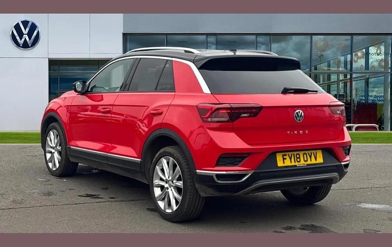 Used VW T-Roc SEL 150 HP (110 kW) 2018 Red SUV