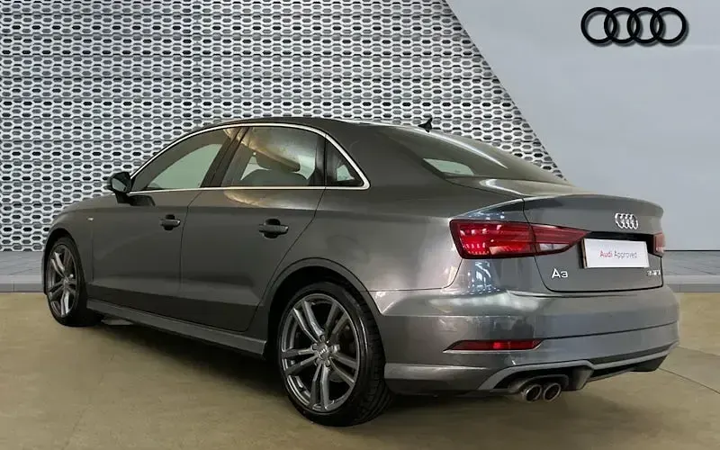 Used Audi A3 S-Line 150 HP (110 kW) 2019 Grey Sedan