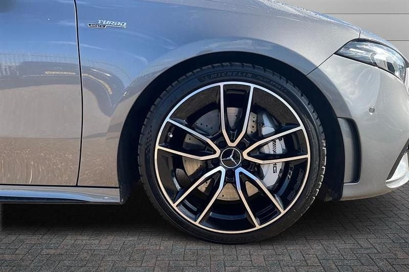 Used Mercedes A35 AMG Premium 306 HP (225 kW) 2022 Iridium silver Hatchback