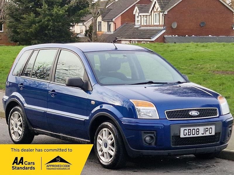 Used Ford Fusion Zetec 2008 Blue Hatchback