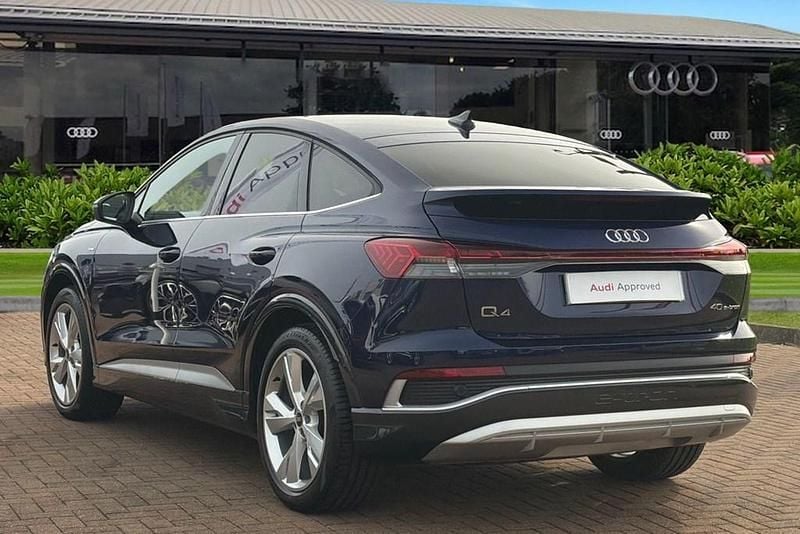 Used Audi Q4 Sportback e-tron S-Line 150 kW (204 HP) 2022 Blue SUV