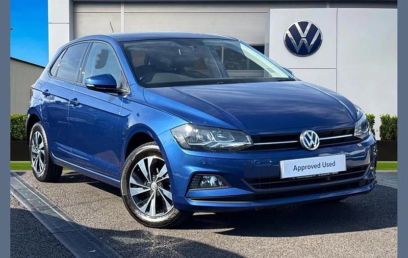 Used VW Polo Match 95 HP (69 kW) 2021 Blue Hatchback