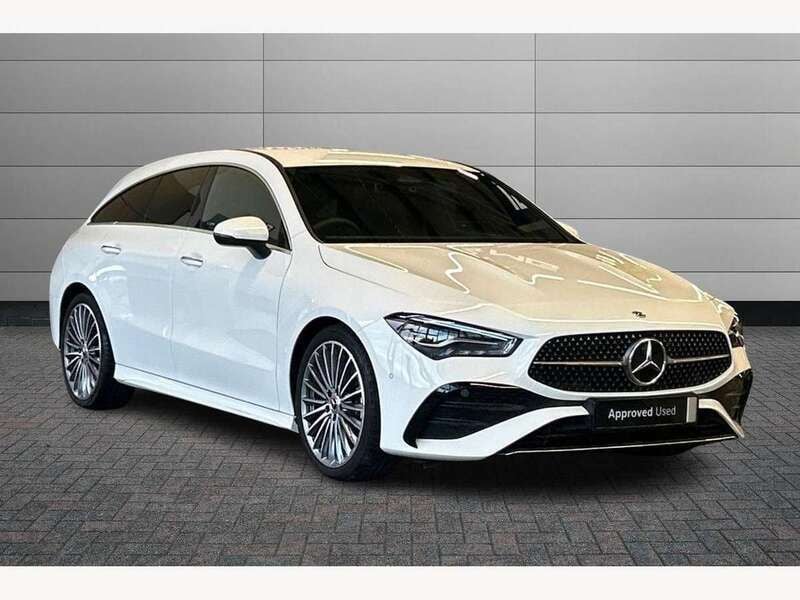 White Used 2024 Mercedes CLA220 Shooting Brake AMG Line Premium Estate | £31,050 - Image 1/4