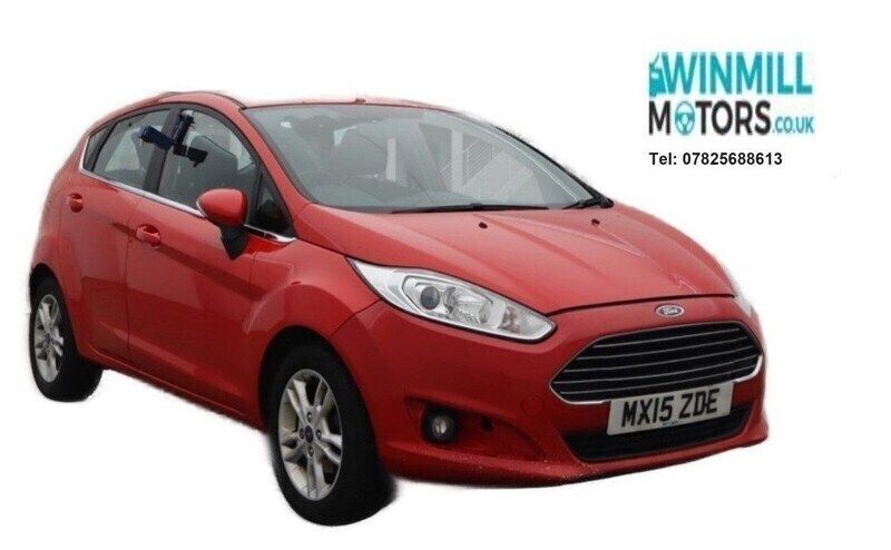 Red Used 2015 Ford Fiesta Zetec Hatchback | £3,595 (Expensive) - Image 1/4
