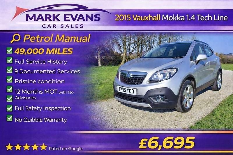Used Vauxhall Mokka 140 HP (102 kW) 2015 Silver SUV