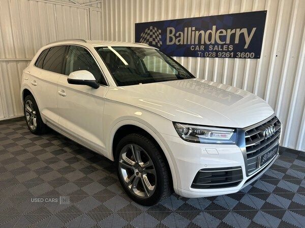 White Used 2020 Audi Q5 Sport SUV | £21,950 (Fair price) - Image 1/4