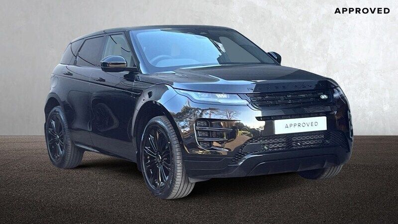 Black Used 2025 Land Rover Range Rover evoque SE Dynamic SUV | £53,114 - Image 1/4