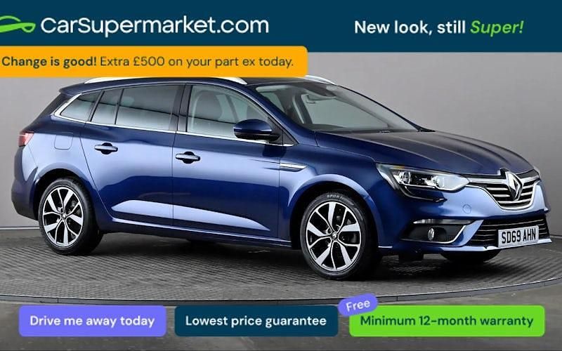 Used Renault Mégane GrandTour Iconic 140 HP (102 kW) 2019 Blue Estate