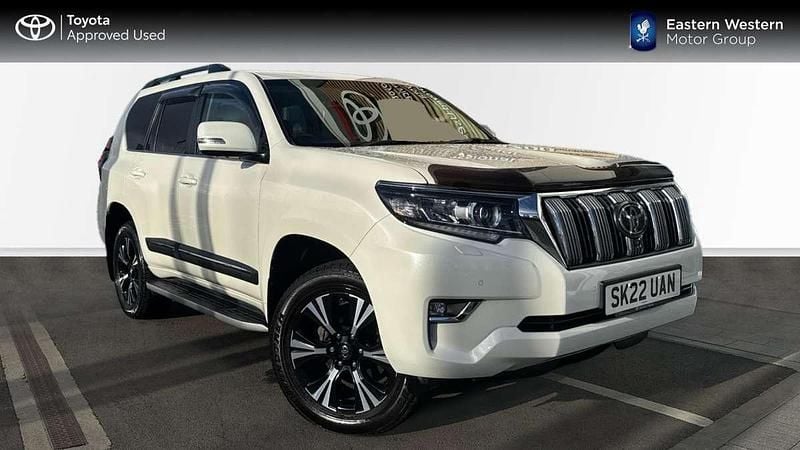 White Used 2022 Toyota Land Cruiser SUV | £54,499 (Expensive) - Image 1/4