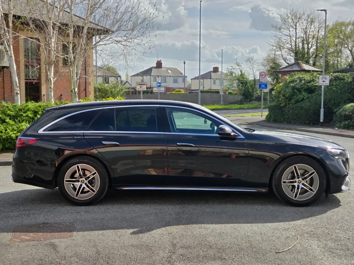 Used Mercedes E220 AMG line 2024 Black Estate