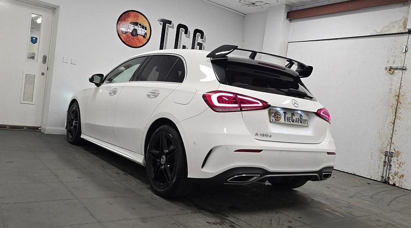 Used Mercedes A180 AMG Line Premium 116 HP (85 kW) 2019 White Hatchback