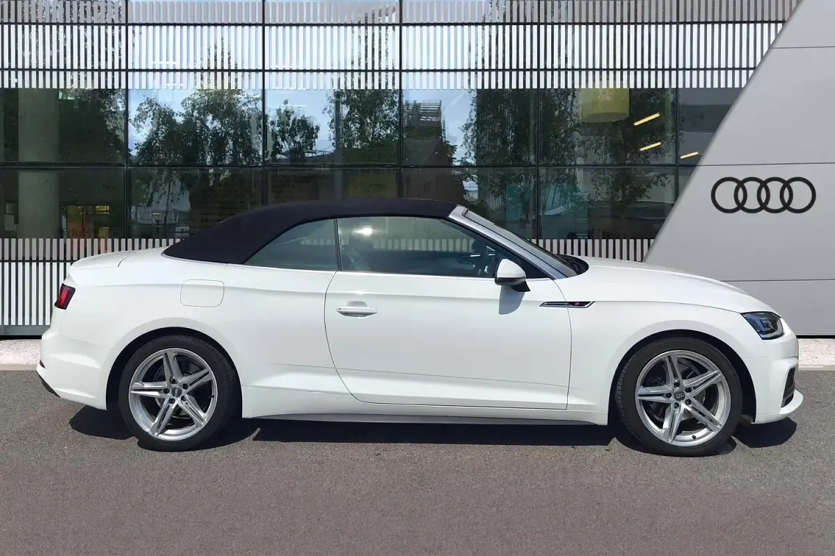 Used Audi A5 Cabriolet S-Line 2018 White Cabriolet