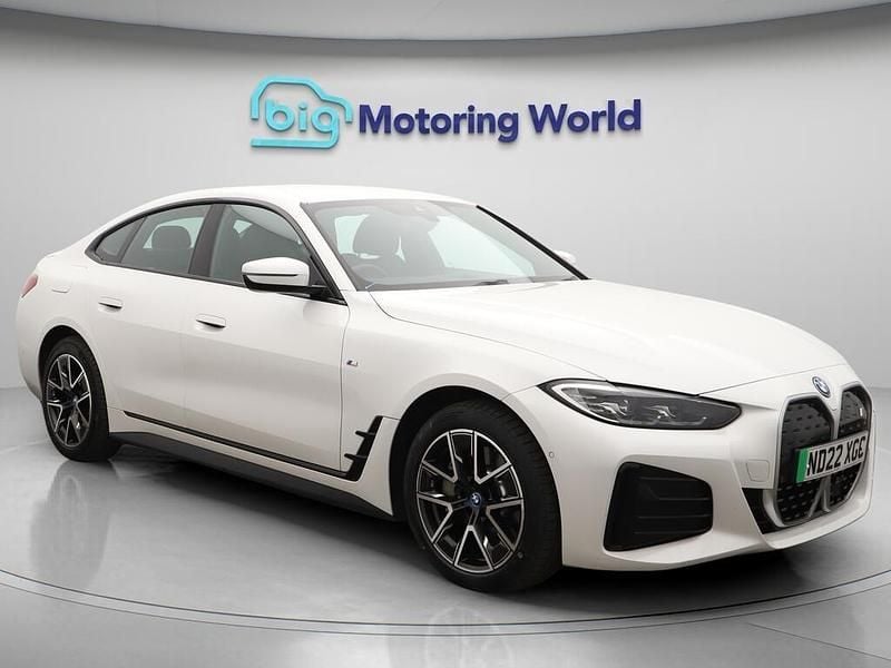 White Used 2022 BMW i4 M Sport Sedan | £25,500 (Good price) - Image 1/4