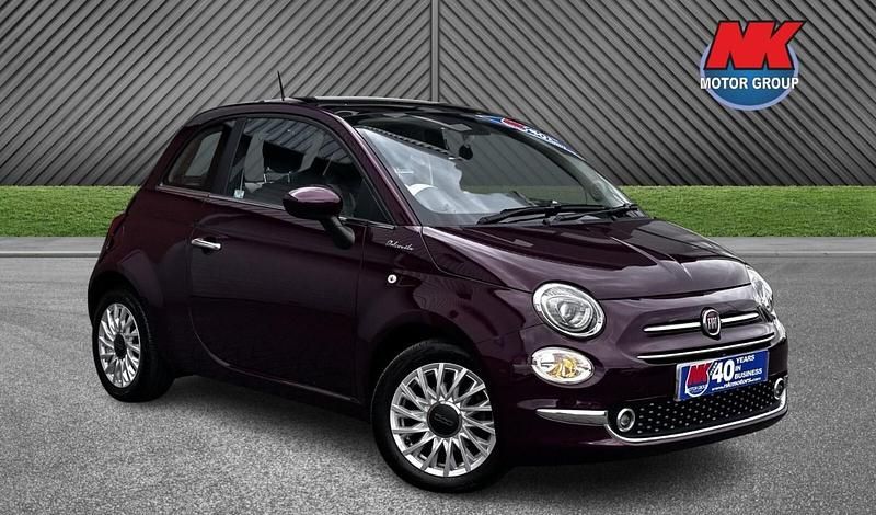 Red Used 2021 Fiat 500 Dolcevita Hatchback | £9,499 (Fair price) - Image 1/4