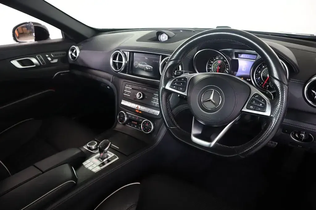 Used Mercedes SL400 AMG line 2019 Black Cabriolet