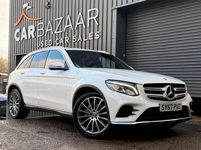 Used Mercedes GLC220 AMG line 2017 White Estate