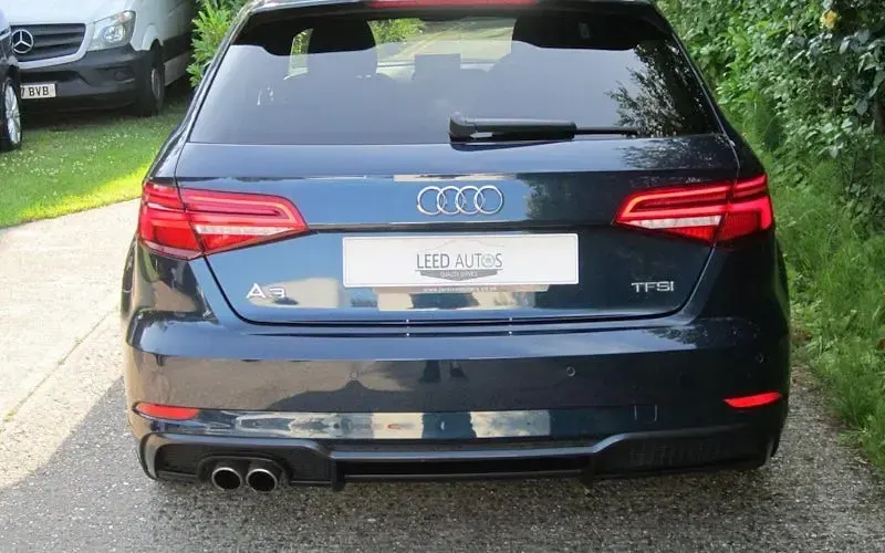 Used Audi A3 Sportback Black Edition 150 HP (110 kW) 2017 Blue Hatchback