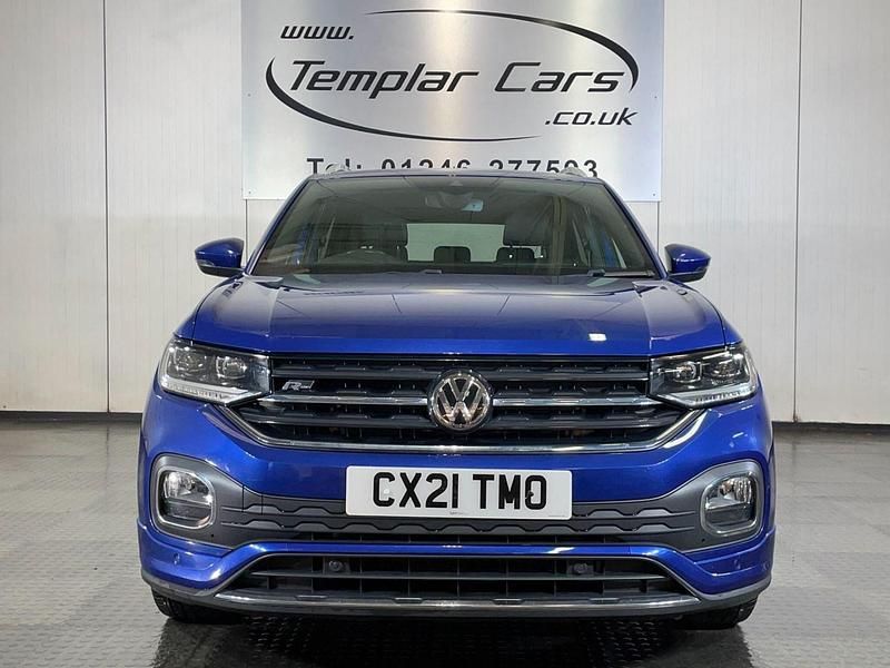 Used VW T-Cross R-line 115 HP (84 kW) 2021 Blue SUV
