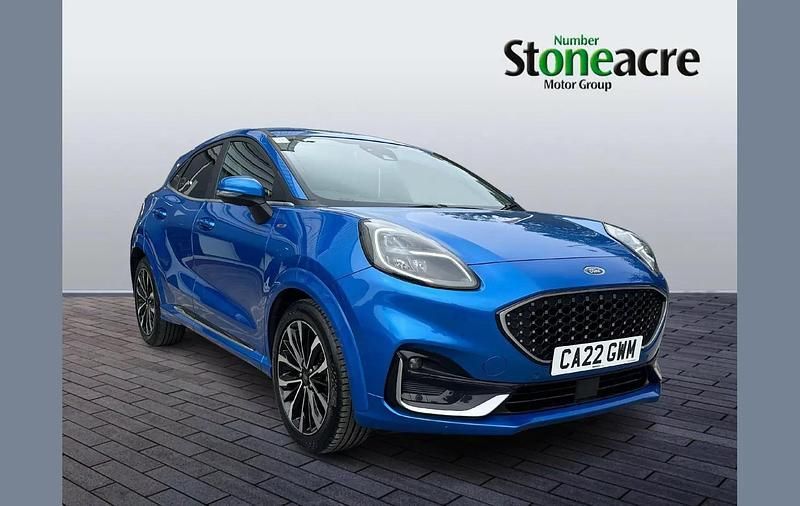 Blue Used 2022 Ford Puma ST-Line SUV | £17,995 (A bit pricey) - Image 1/4