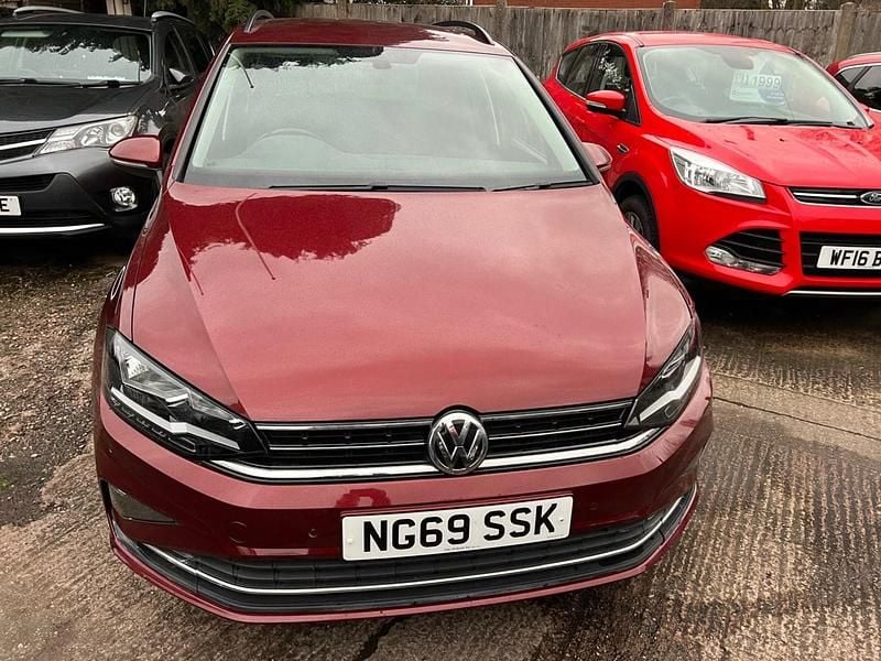 Used VW Golf Sportsvan Match 2019 Red MPV